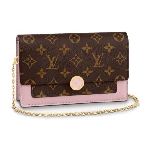 海外発送(10-15日にお届け)【LOUIS VUITTON レディース バッグ 】ポルトフォイユ・フロール チェーン 番号 : M69579