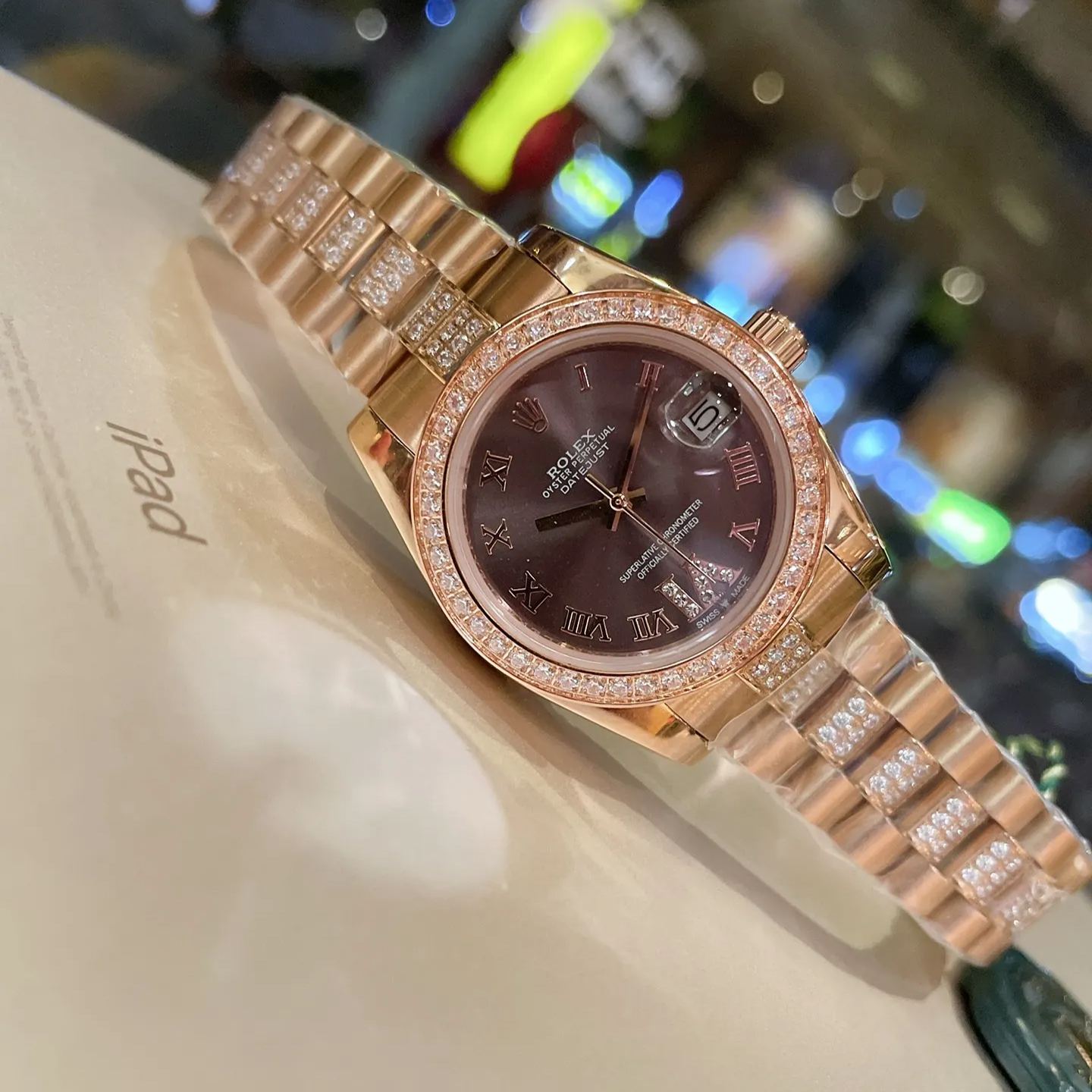 【15-20日間の輸送時間】【ROLEX】レディース  28mm