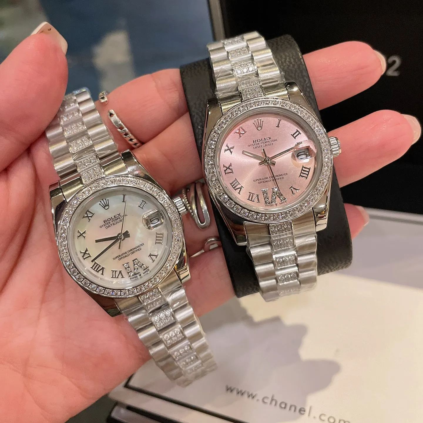 【15-20日間の輸送時間】【ROLEX】レディース  28mm