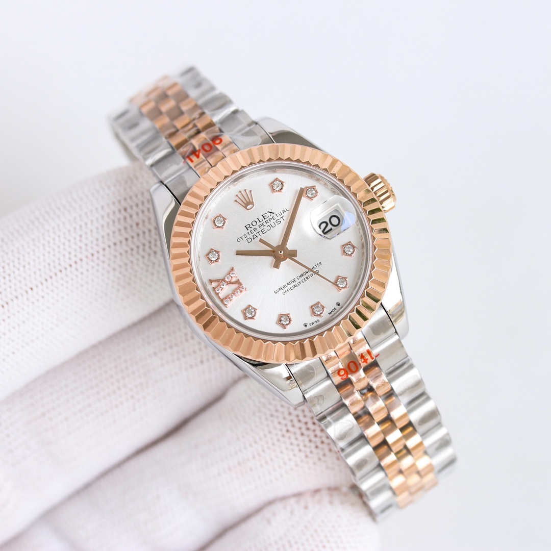 【15-20日間の輸送時間】【ROLEX】レディース  28mm